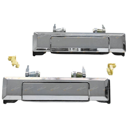 Chrome Door Handles 2 x Pair Set for Toyota Landcruiser 60/70/75/78/79