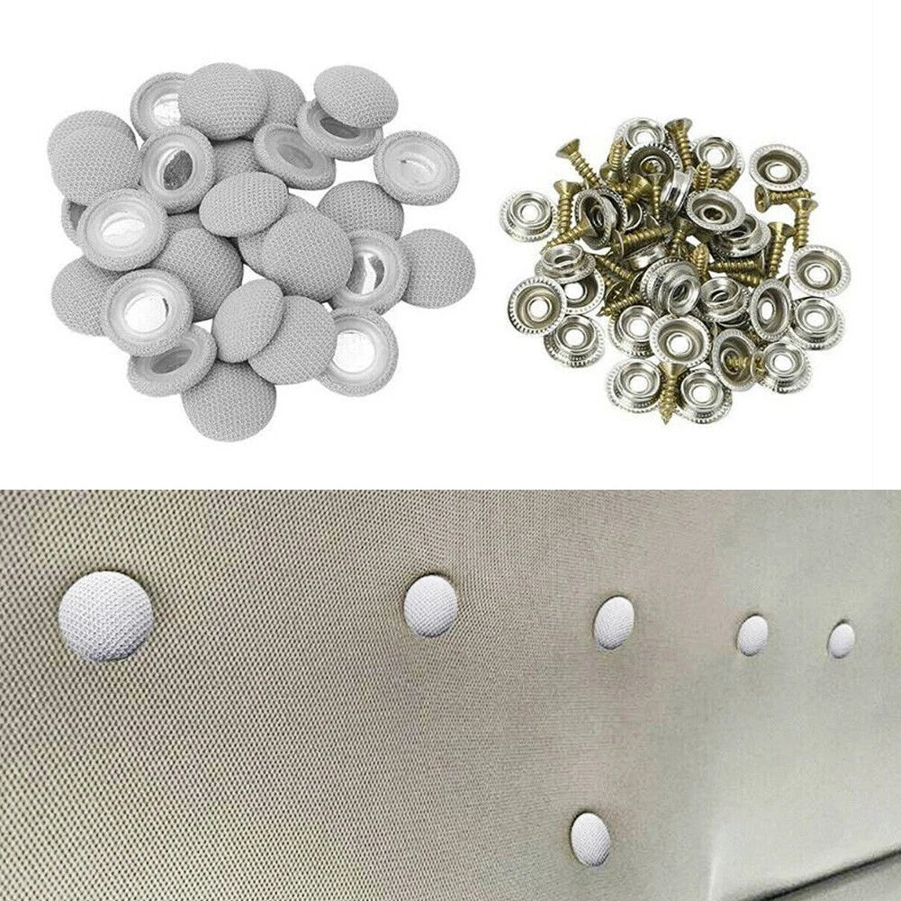 Roof Buckles Clips / 60Pcs/Set / Headliner Repair W/Screws Nail for Cars