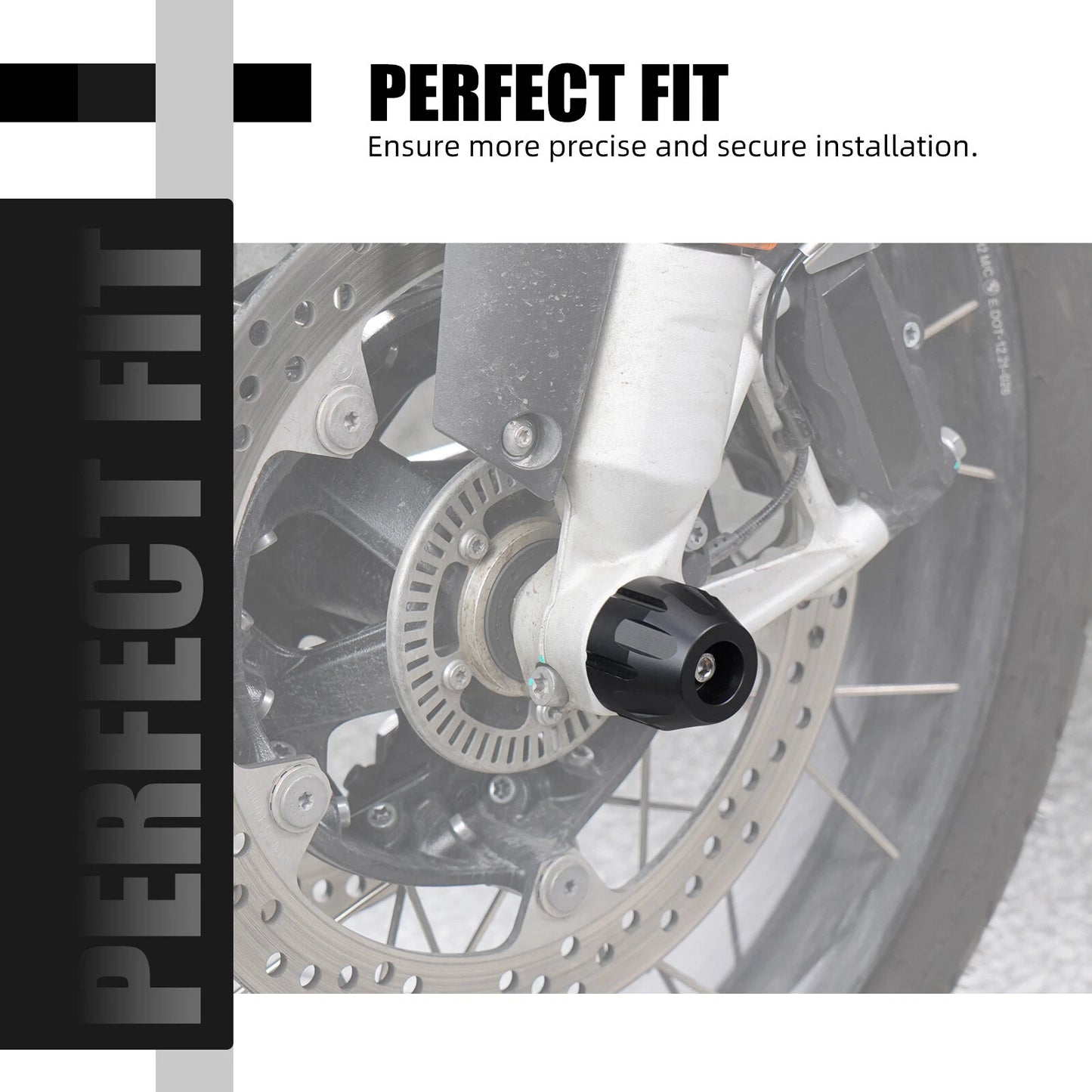 Front Wheel Fork Axle Slider for BMW R1250GS Adventure (2018-2023)