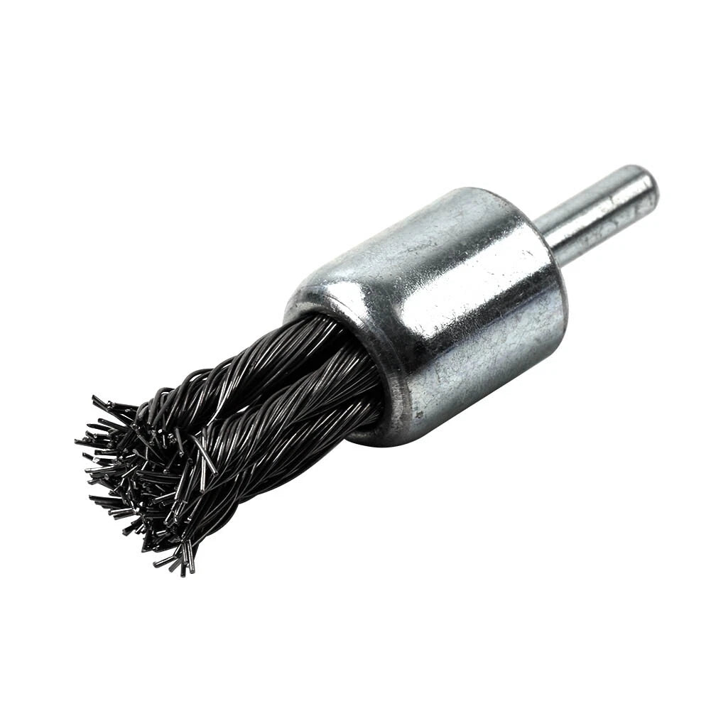20mm Rotary Drill Wire Brush Wheel for Rust Removal - Metal Twisted Knot