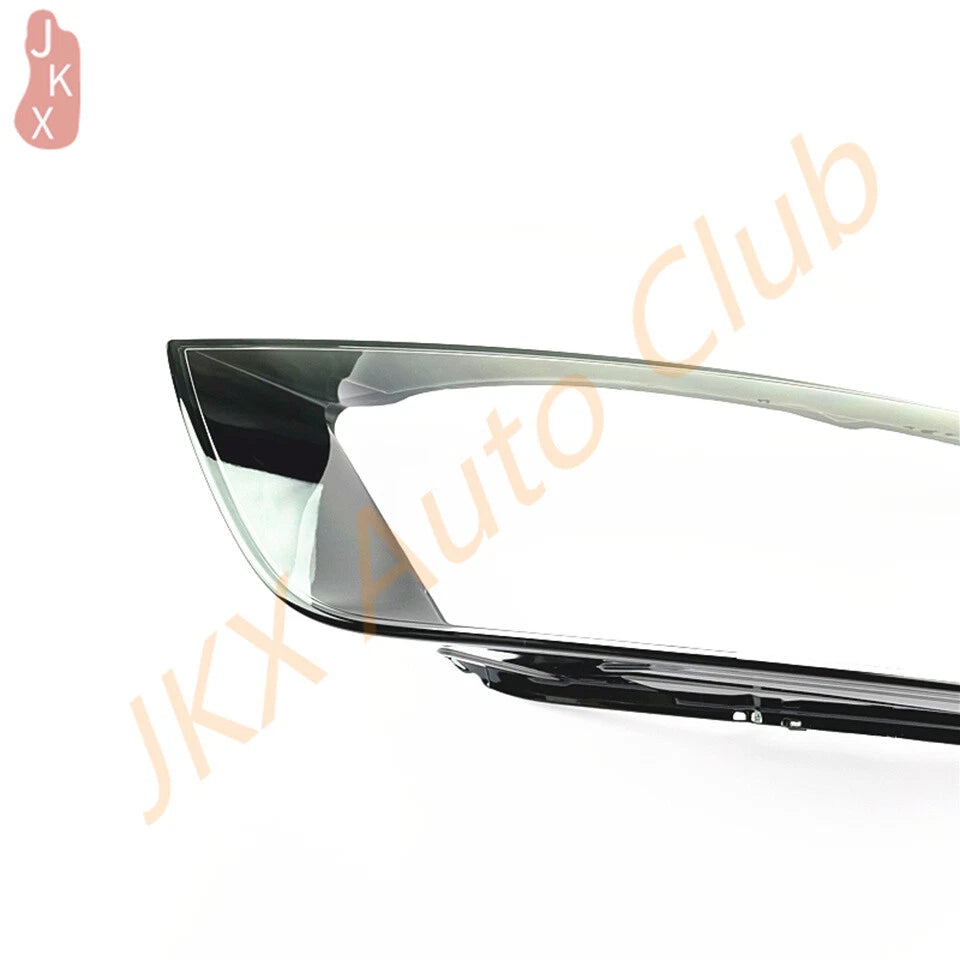 Left Side Headlight Clear Lens Light Shell + Seal Glue for Audi Q3 (2016–2018)