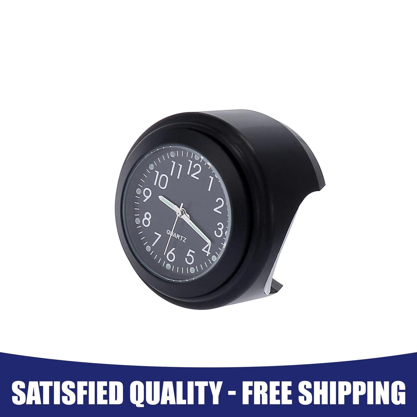 1x Watch Dial Clock Set for Motorcycle Handlebar Mount