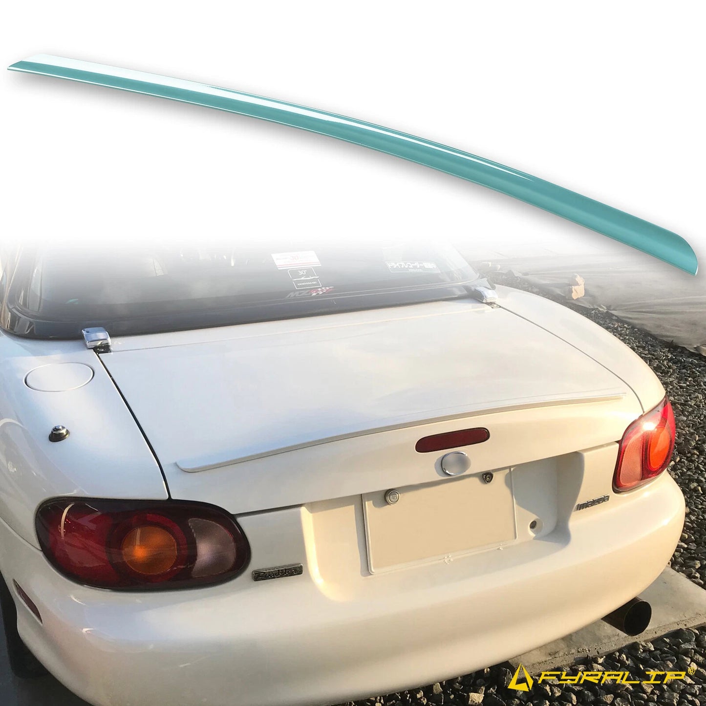 23C Blue Boot Lip Spoiler for Mazda MX-5 Miata (1999-2005)