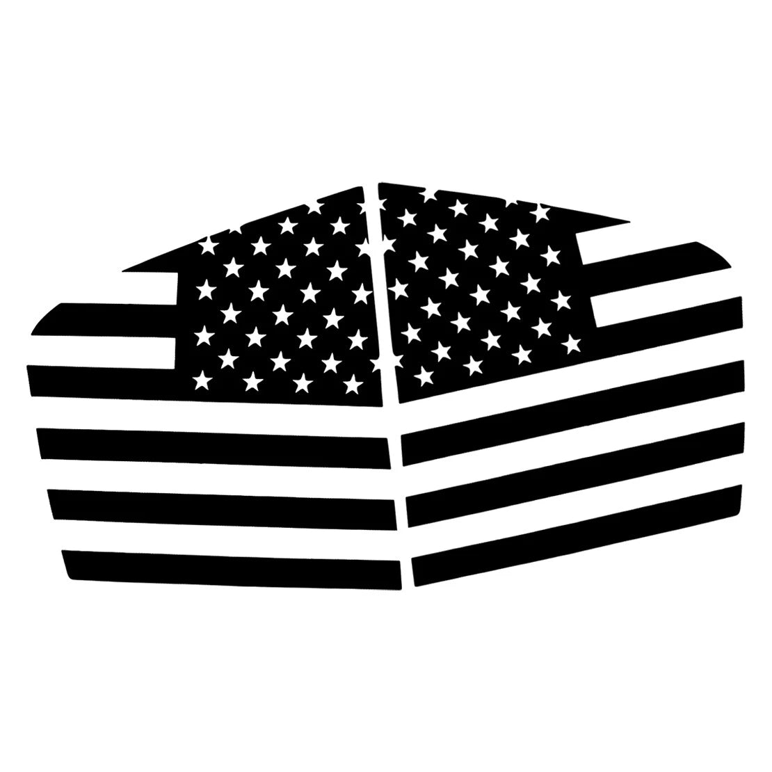 Quarter Window American Flag Decal Sticker for Dodge Charger (2011-2022)