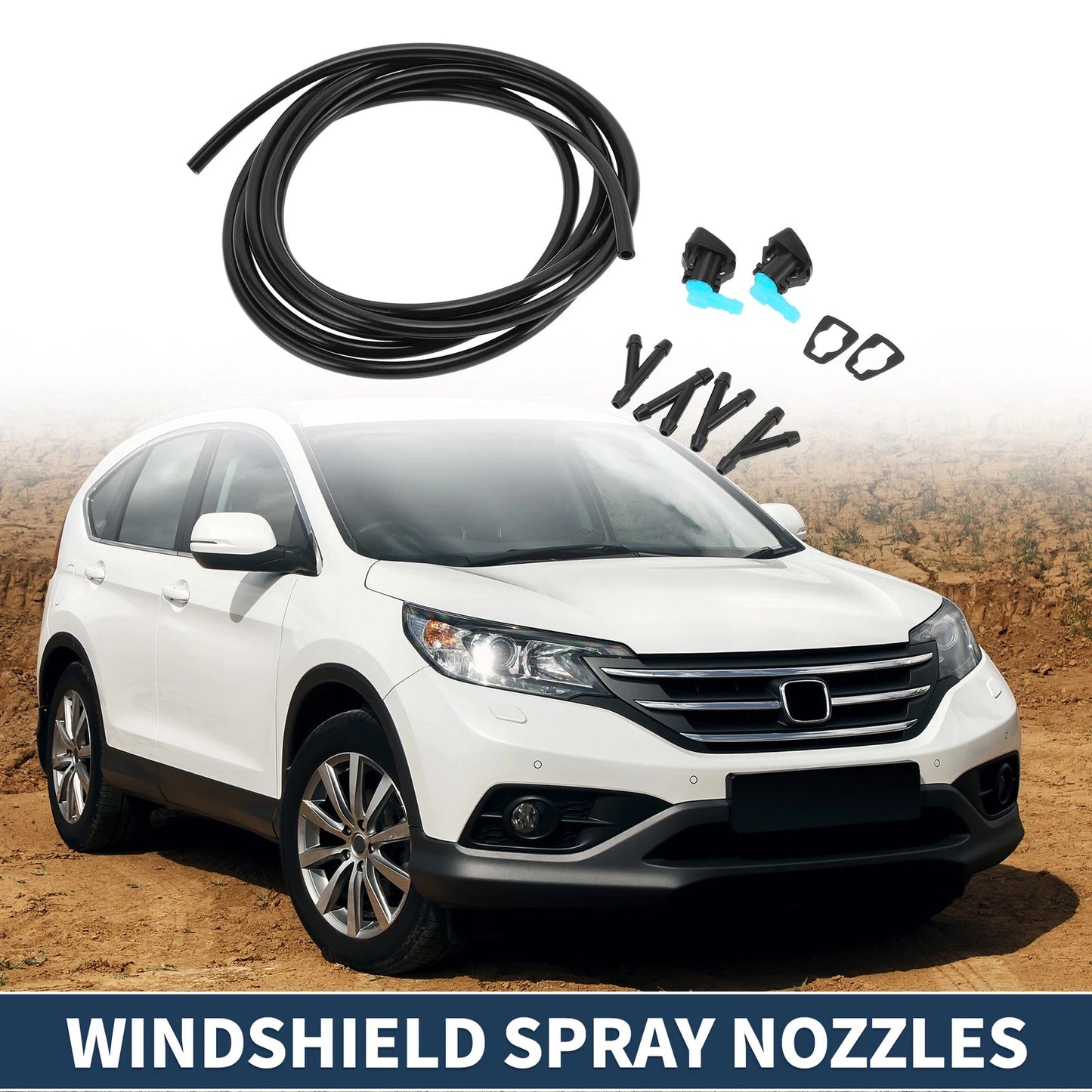 1 Set Front Windshield Washer Nozzles for Chevrolet Traverse