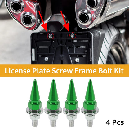 License Plate Screws Cover / 54mm / 4 x Universal Motorcycle M6