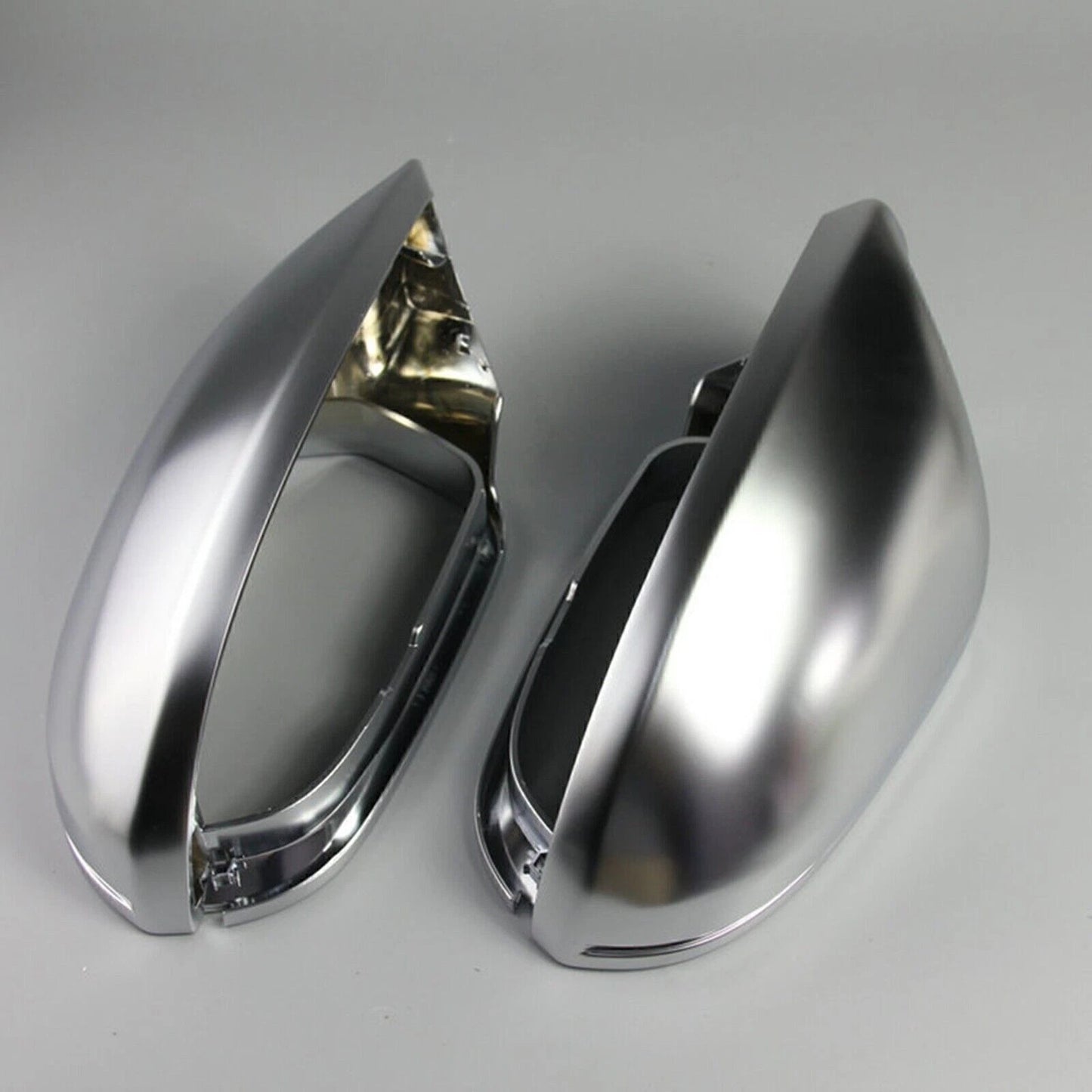 Rearview Side Door Mirror Cover for Audi A6 S6 C7 (2011-2018) Silver