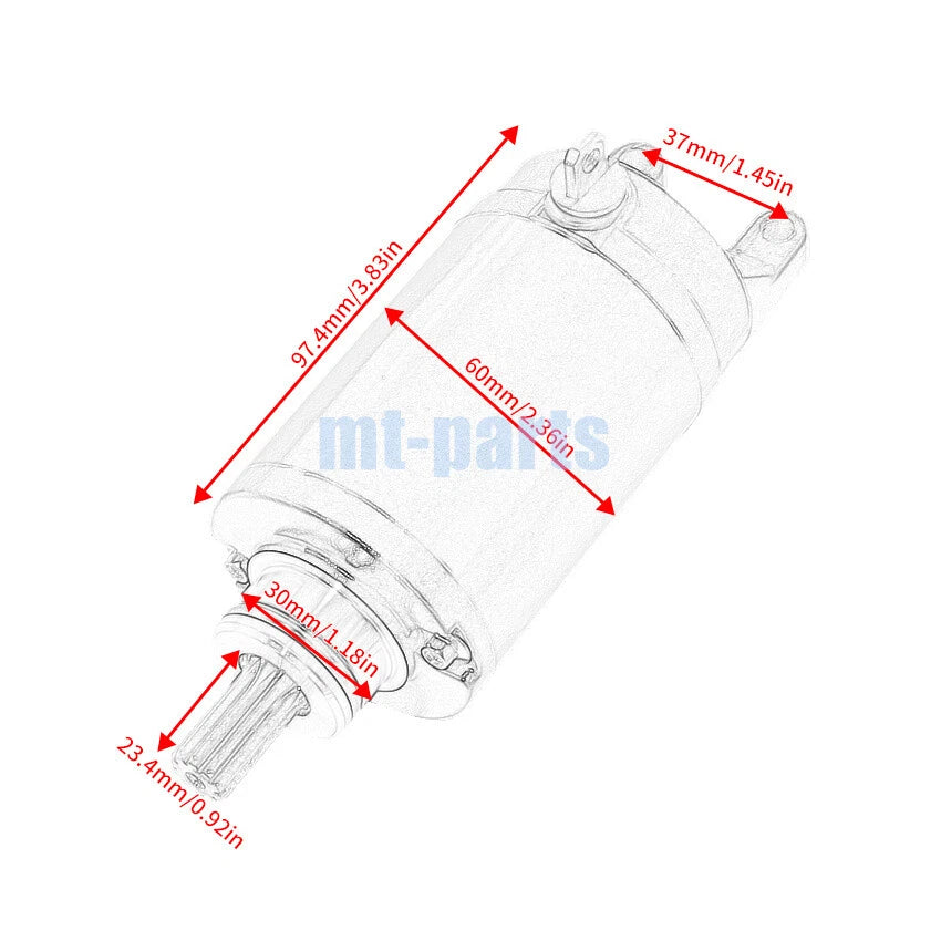 Starter Motor for Triumph Street Triple 675 R (2008-2017)