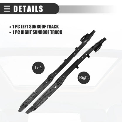 Sunroof Track Guide Rails Assembly Repair Kit for Ford F150 F250 (2015-2023)