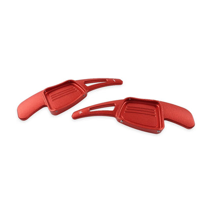 Red Steering Wheel Shift Paddles for Audi TT A3 A4 A5 S3 S4 Q2 Q5 Q7