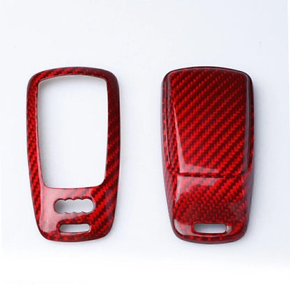 Carbon Fiber Key Case Cover for Audi A4 A5 S4 S5 Q5 Q7 TT (2010-2023)