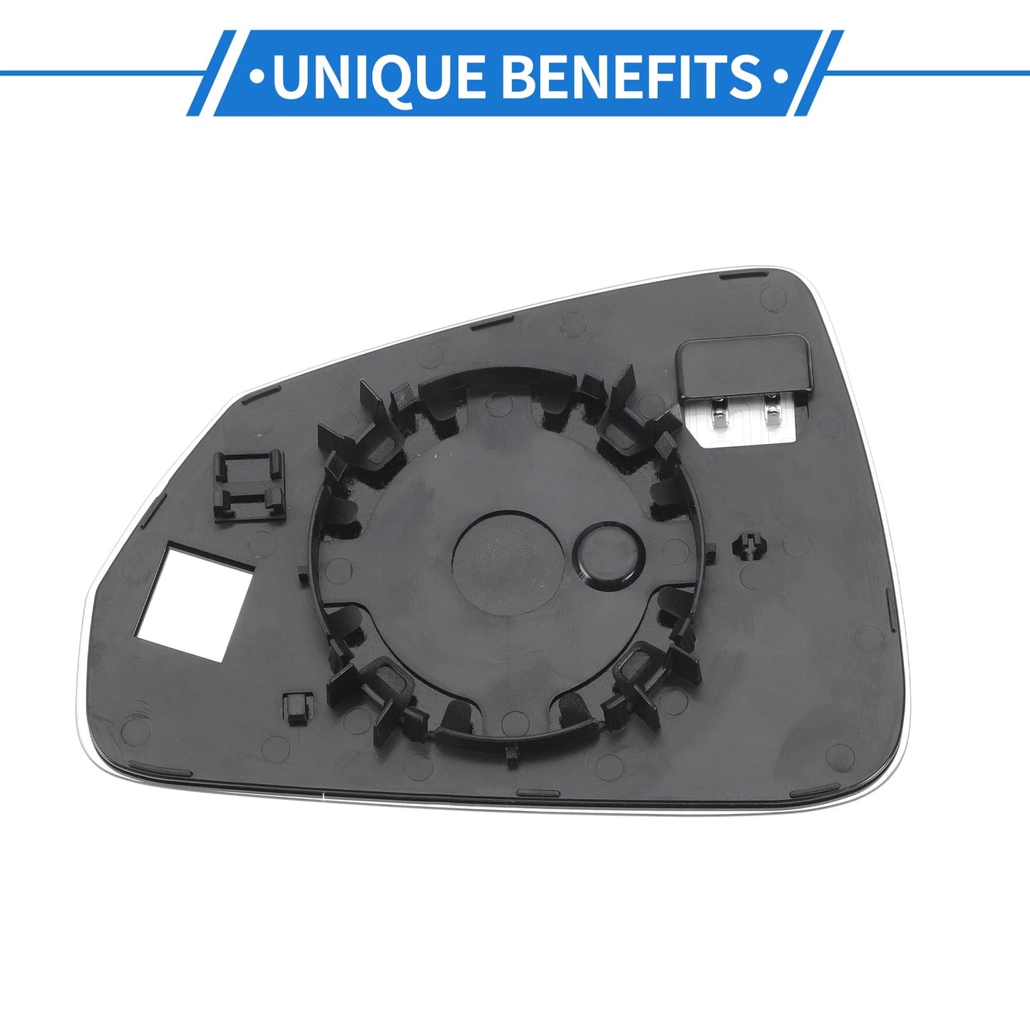 Heated Driver Side Mirror Glass Replacement for BMW X1 (2013-2023)
