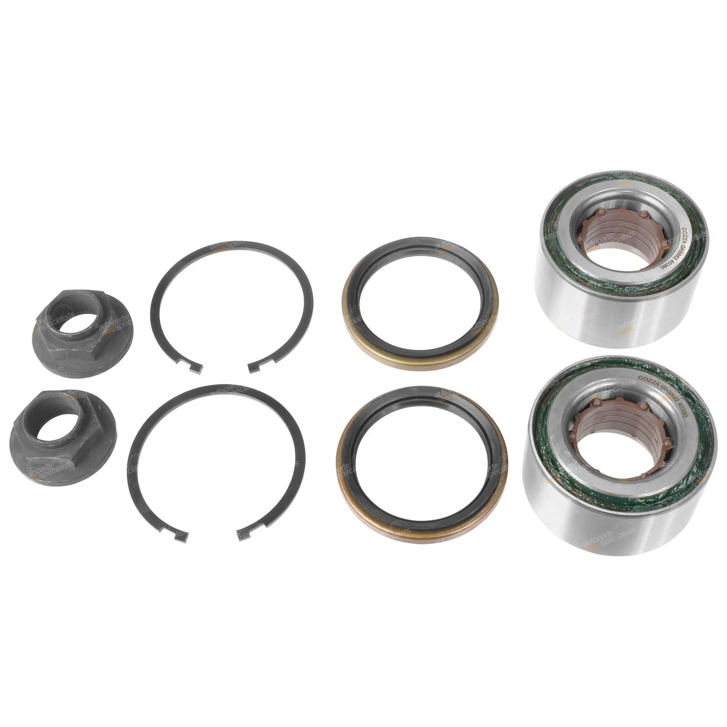 2 x Wheel Bearing Kits for Toyota Hilux GGN120 GGN15 GUN122 GUN123 (2005–2019)