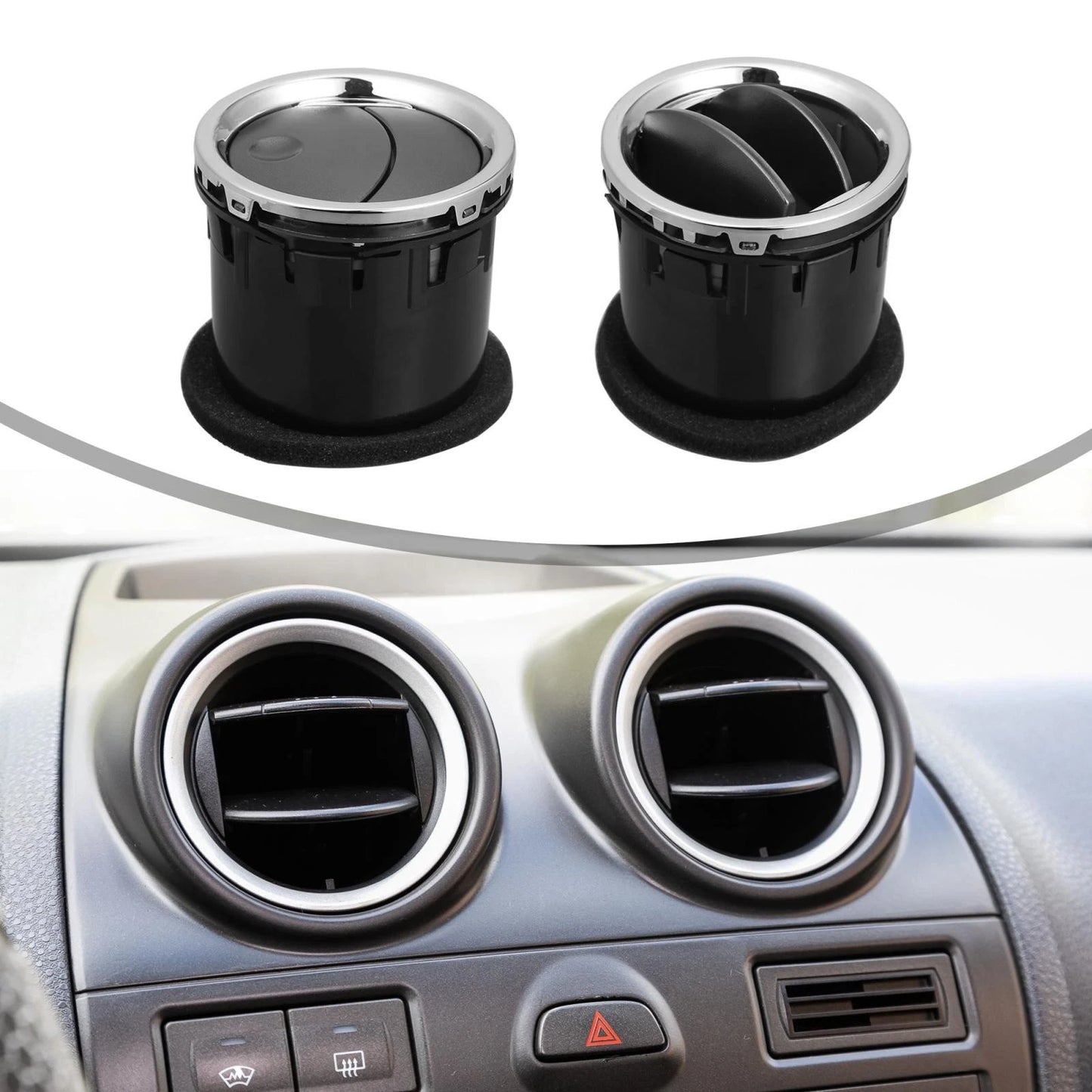 4 Pcs Car Air Vent AC Heater Covers for Lincoln Mark LT, Ford F-150 (2006-2008)