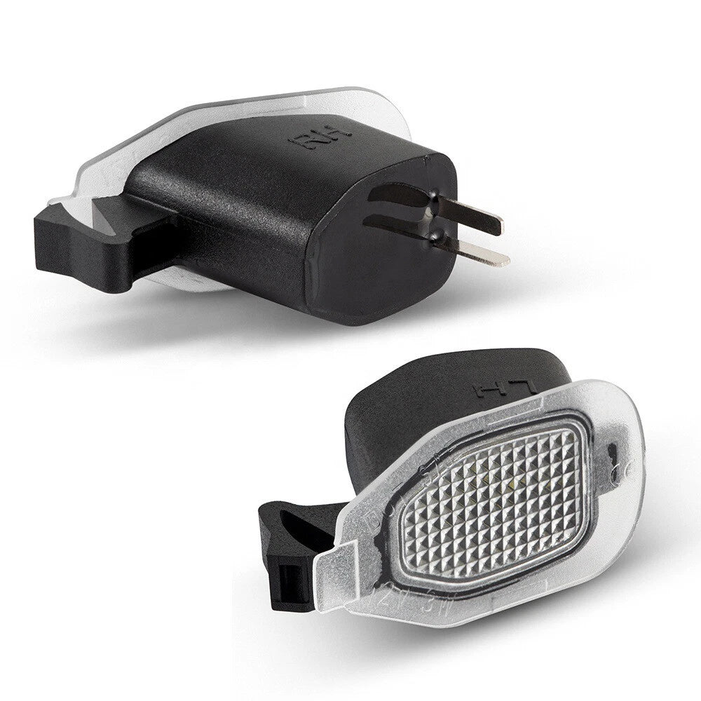 White LED Side Mirror Puddle Lights for Ford Mustang (2013–2014)