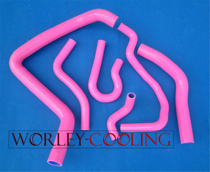 Silicone Radiator Hose for Honda Civic SI EM1 B16A2 VTEC (1992-2000) Pink