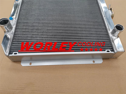3 Core Aluminum Radiator for Ford GT HO GS XR-XT 289 302 V8 & XR XT (1966-1972)