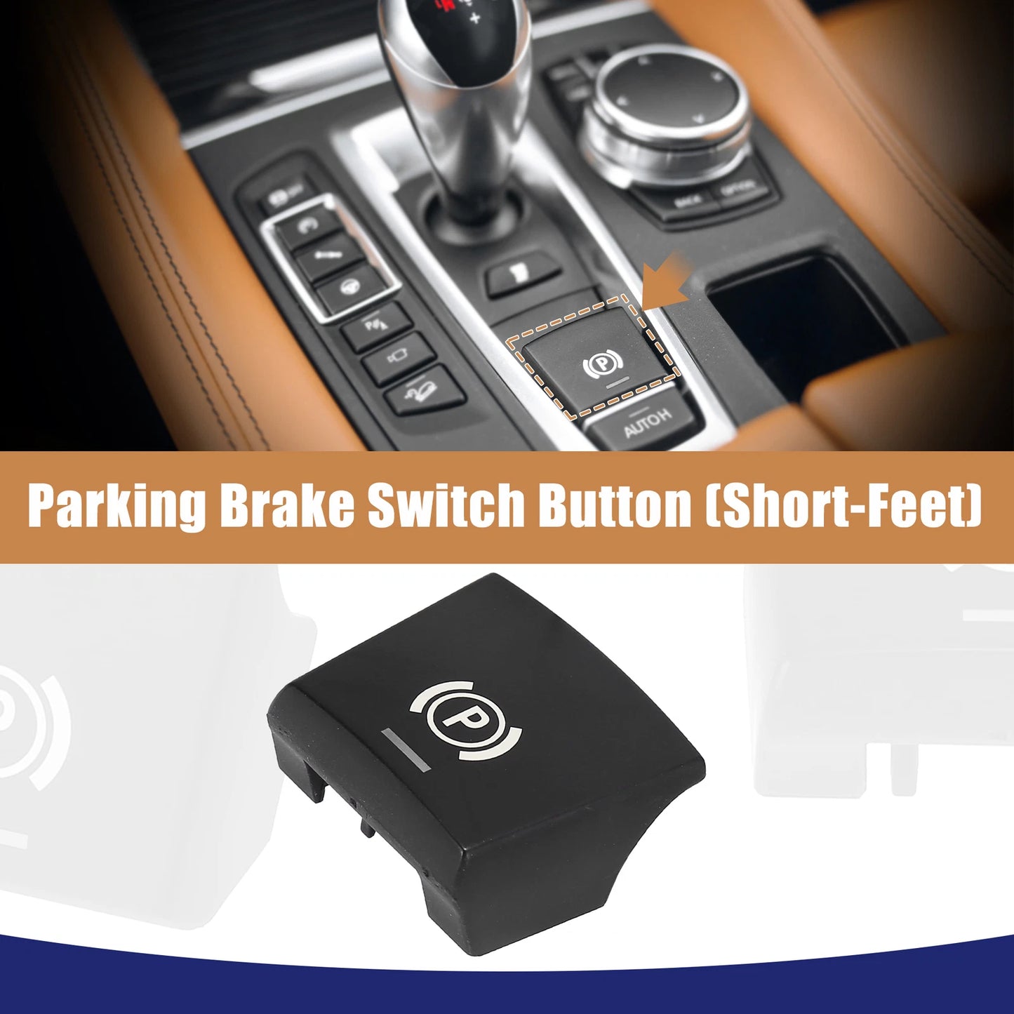 Parking Brake Switch Button Cover for BMW 5 Series F07 F10 F12 (2010-2017)