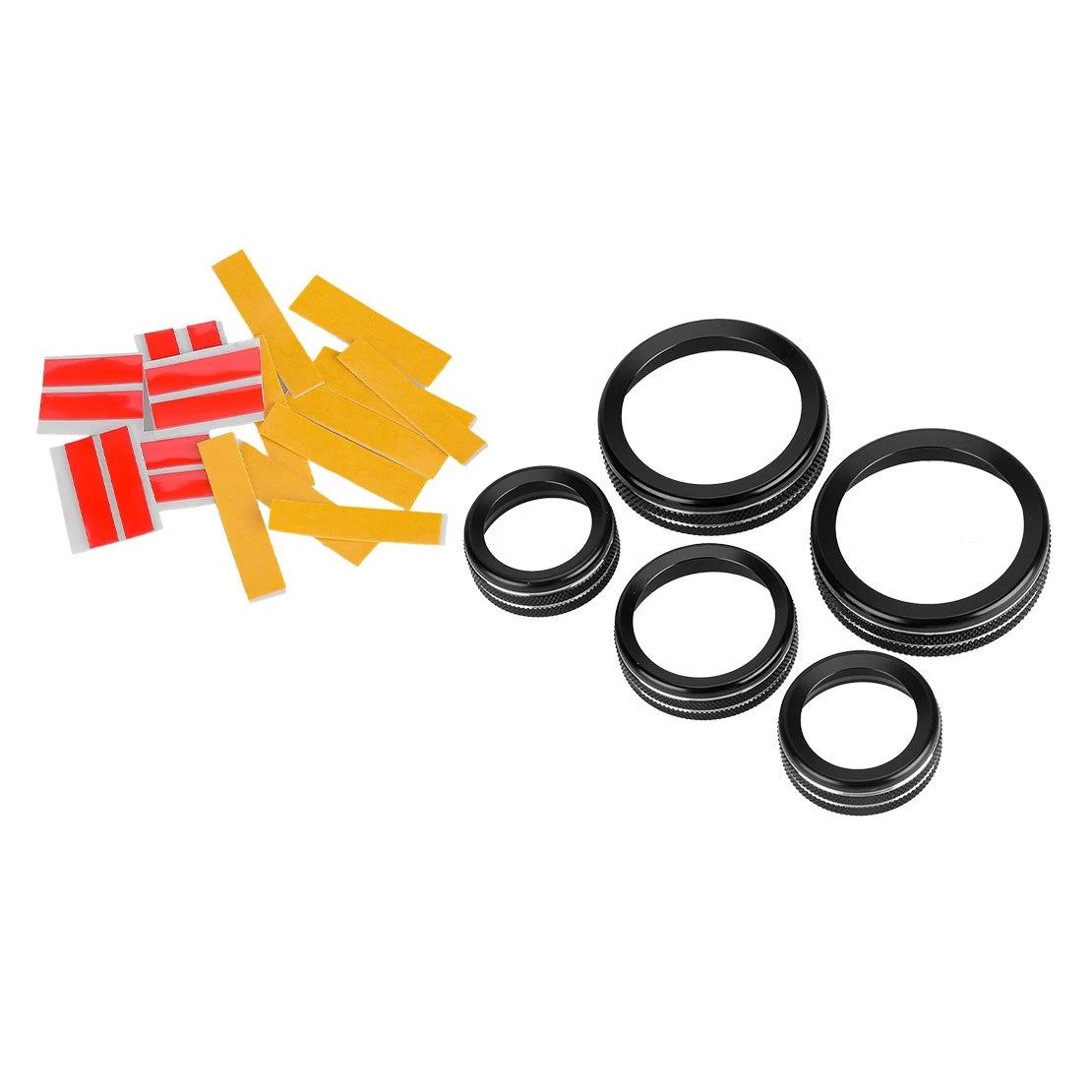 5 x Center Console Button Trim Rings for Ford Maverick (2022-2023)