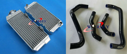 Aluminum Radiator + Red Hose for Honda ATC250R (1985-1986)