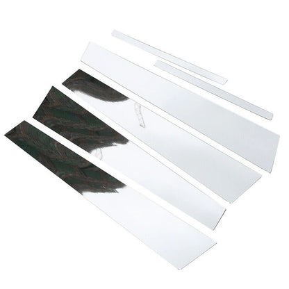 Chrome Pillar Posts Set for Dodge Charger 2011-2021 Door Trim Piano Covers 6 x