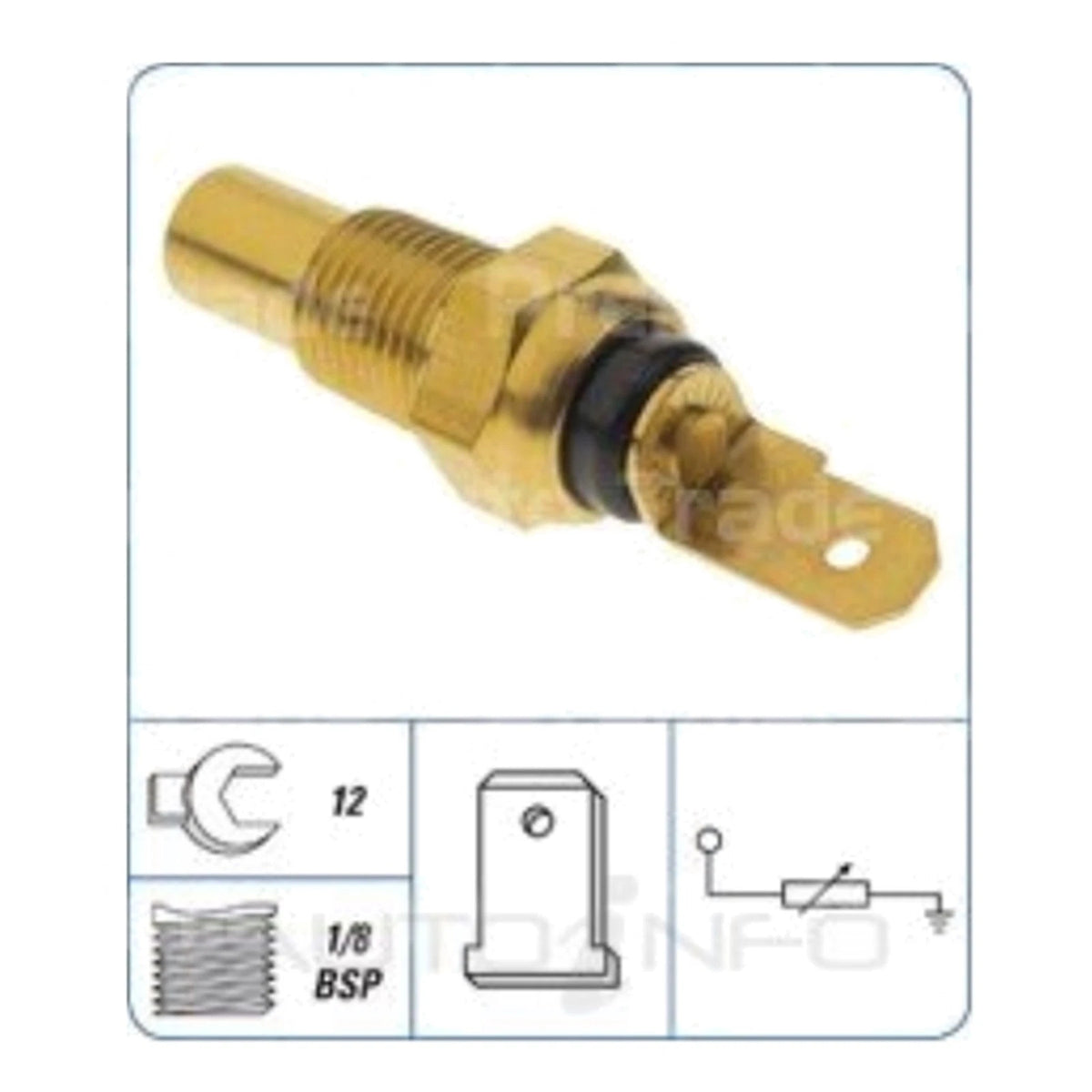 Coolant Temp Gauge Sender 4cyl 1.6L G16A G16B Suzuki Vitara (1988-1998)