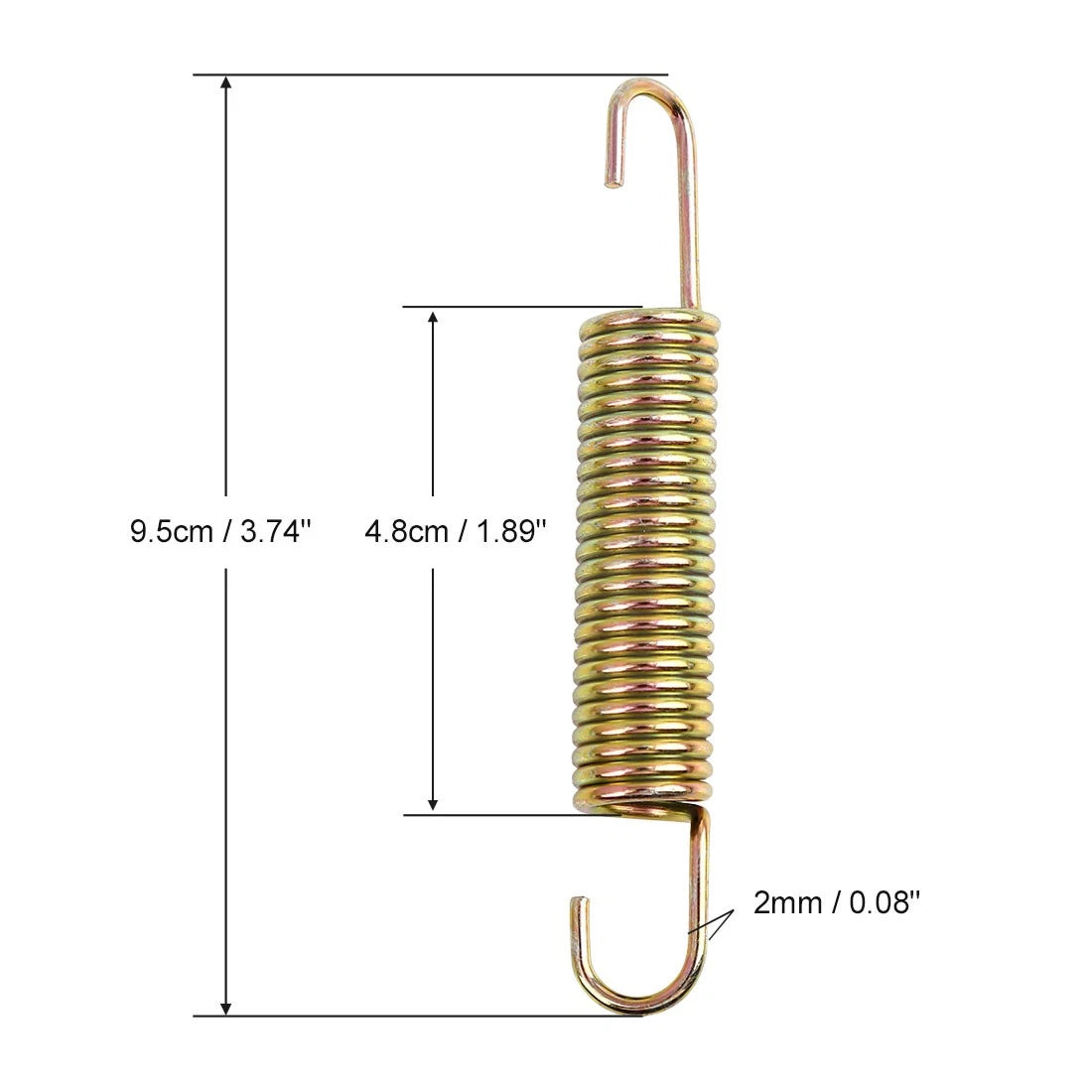 2 x Kickstand Return Spring / 9.5cm for YB100