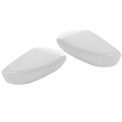 White Left & Right Side Mirror Cover Caps for Nissan Altima (2013-2018)