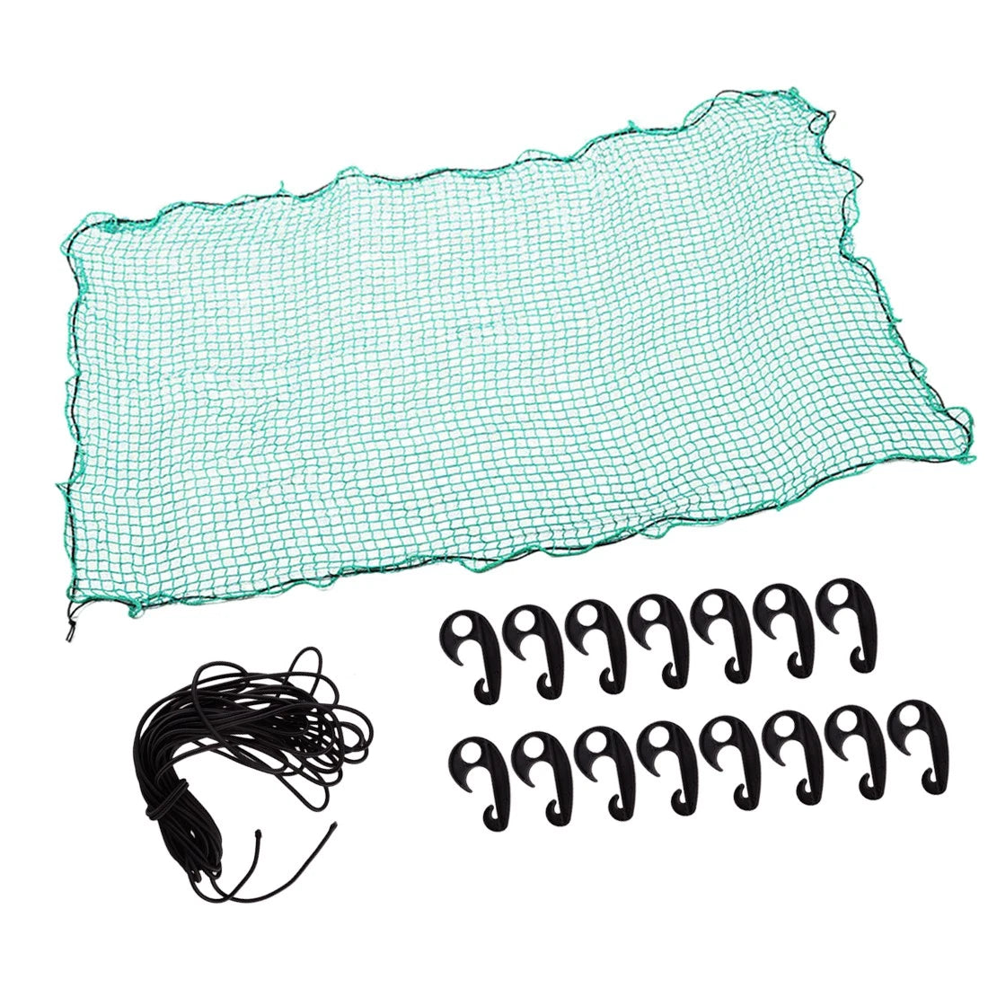 2m x 3m Heavy Duty Cargo Net Mesh w/ 15 Hooks for Ute Trailer/Wagon