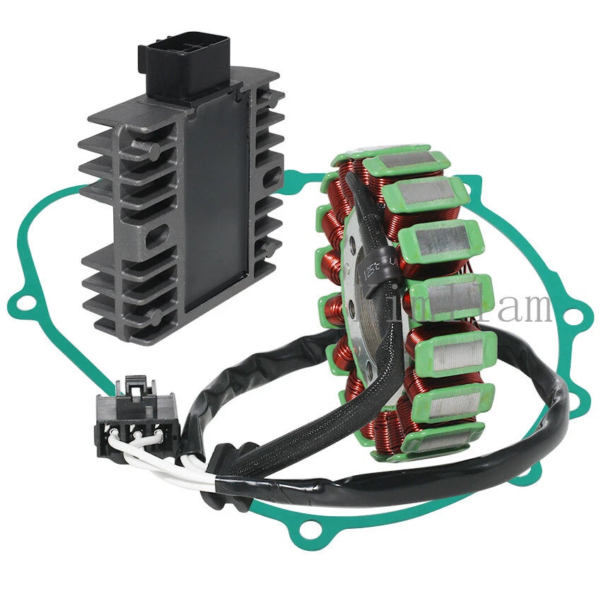 Stator Coil, Regulator, Gasket for Kawasaki ZR750 Z750, ZR1000 Z1000 (07-12)