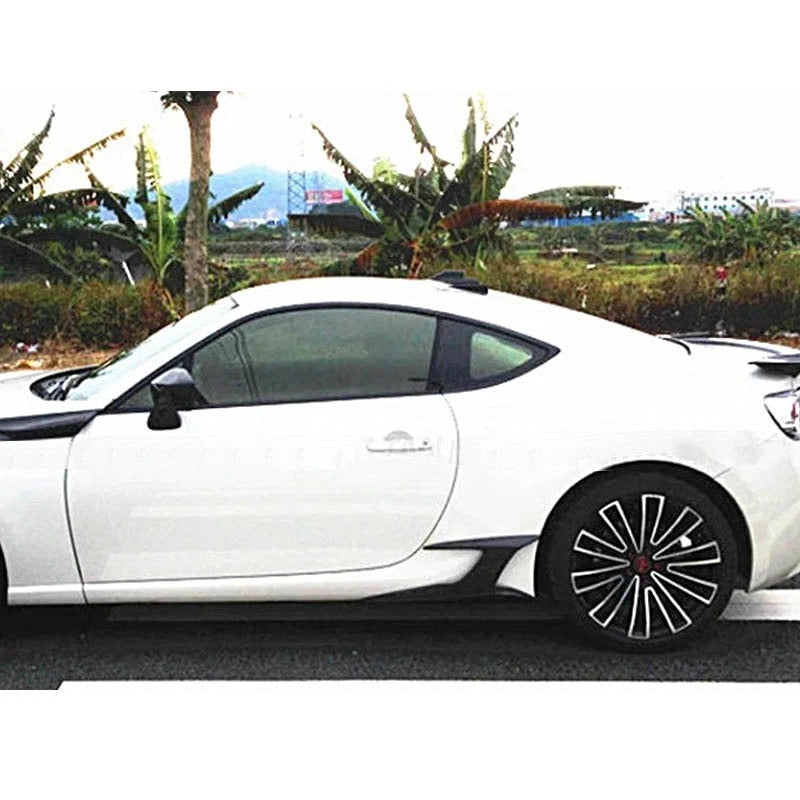 Carbon Fiber Side Skirt Splitter Winglet Fins for Toyota GR86/Subaru BRZ 22-24