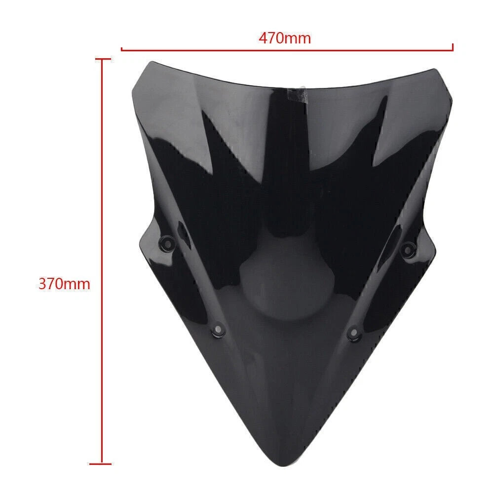 Dual Bubble Windscreen for Kawasaki Ninja 650 EX650 ER6F (2017-2019)