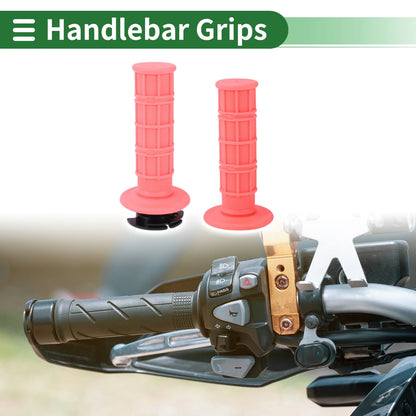 7/8" 22mm Hand Grips Cover Kit for Motorcycle Pink