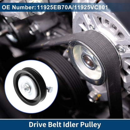 Drive Belt Idler Pulley for Nissan Navara Frontier (2005-2012) 1 Pc