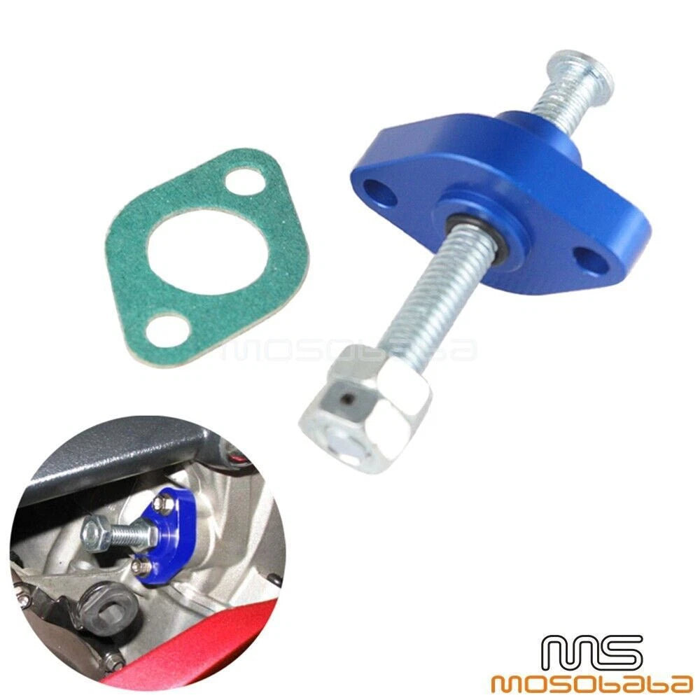 Blue Manual Cam Chain Tensioners for Suzuki GN250 GS500E GS500F GSF400 GSXR750 (1983-2006)
