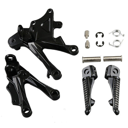 Front Footpegs L&R Brackets for KAWASAKI Ninja ZX10R (2006-2010)