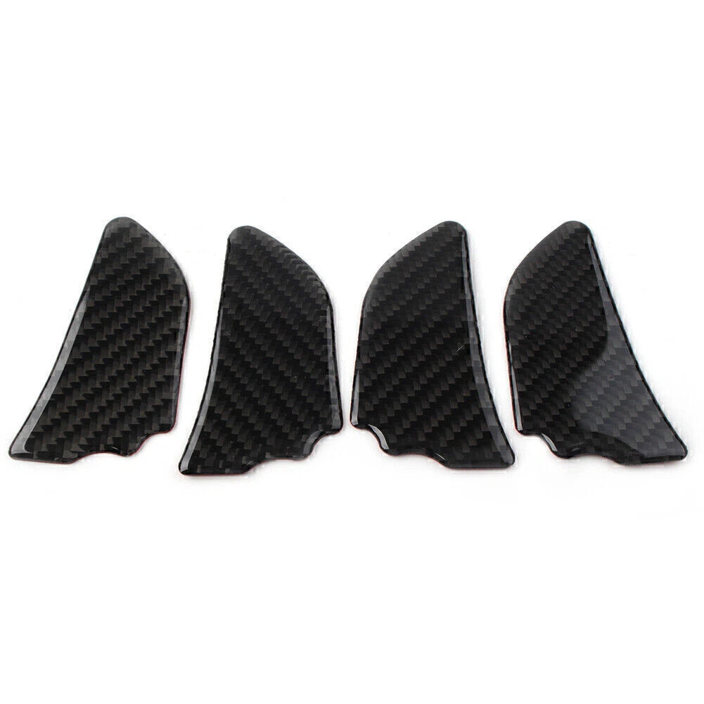 4 x Carbon Fiber Interior Door Bowl Cover Trim for Subaru Forester (2013-2018)