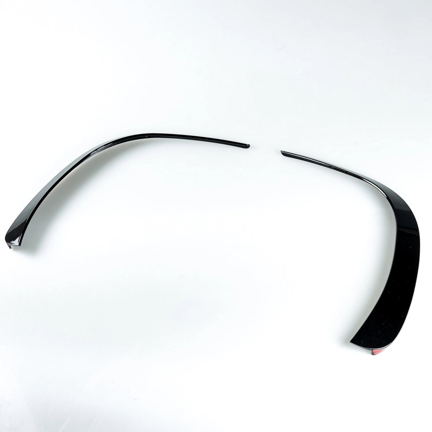 2 x Black  Front Bumper Flap Spoilers for Mercedes Benz W167 (2020)