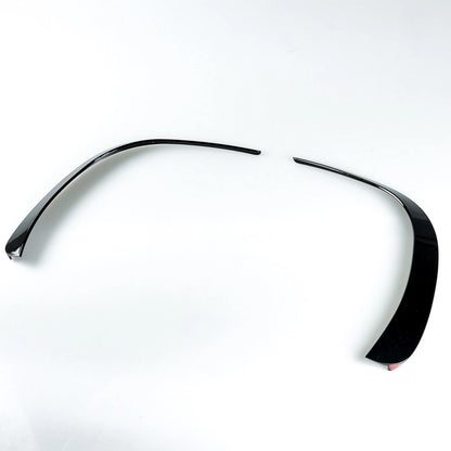 2 x Black  Front Bumper Flap Spoilers for Mercedes Benz W167 (2020)