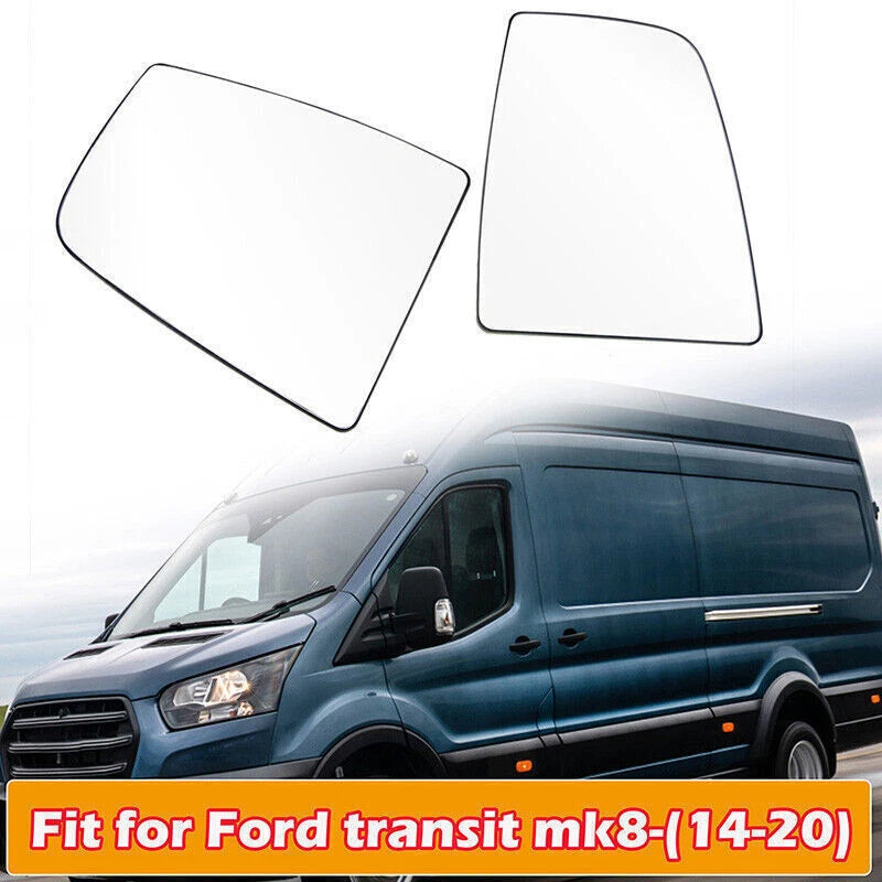 Clear Upper Mirror Glass for Ford Transit T150 250 350 Van (2015-2019)