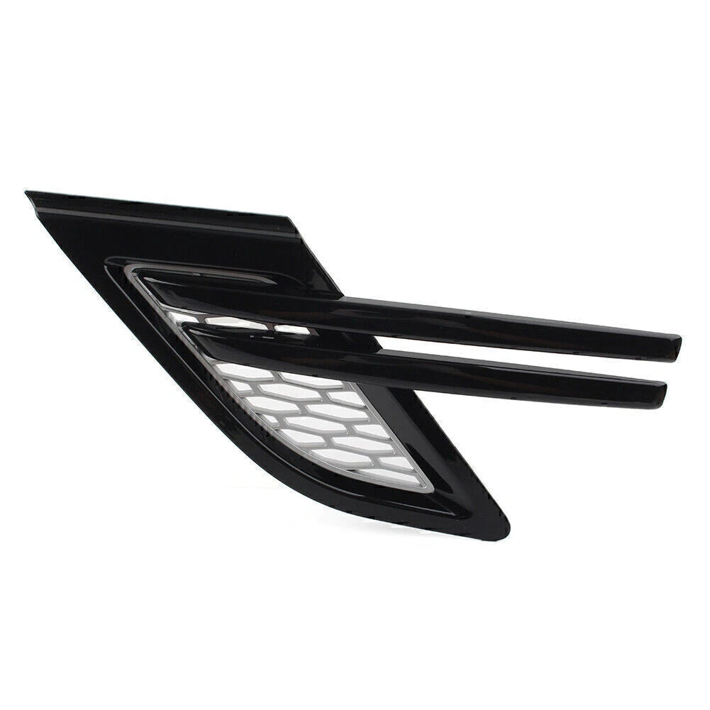 Silver Black Trim Fender Air Vents Grill for Land Rover Range Rover Sport (2006-2013)