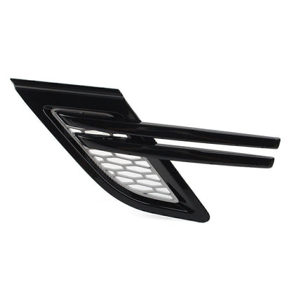 Silver Black Trim Fender Air Vents Grill for Land Rover Range Rover Sport (2006-2013)