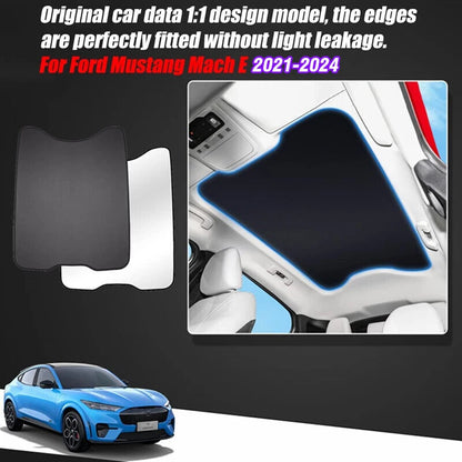 Sunroof Roof Window Sun Shade Block UV Ray for Ford Mustang Mach-E (2021–2024)