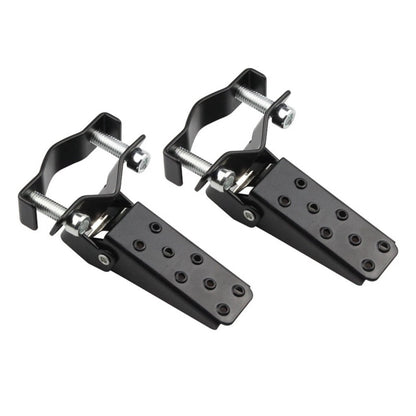 Pedals for Diverse Motorcycle Metal Passenger Black Silver