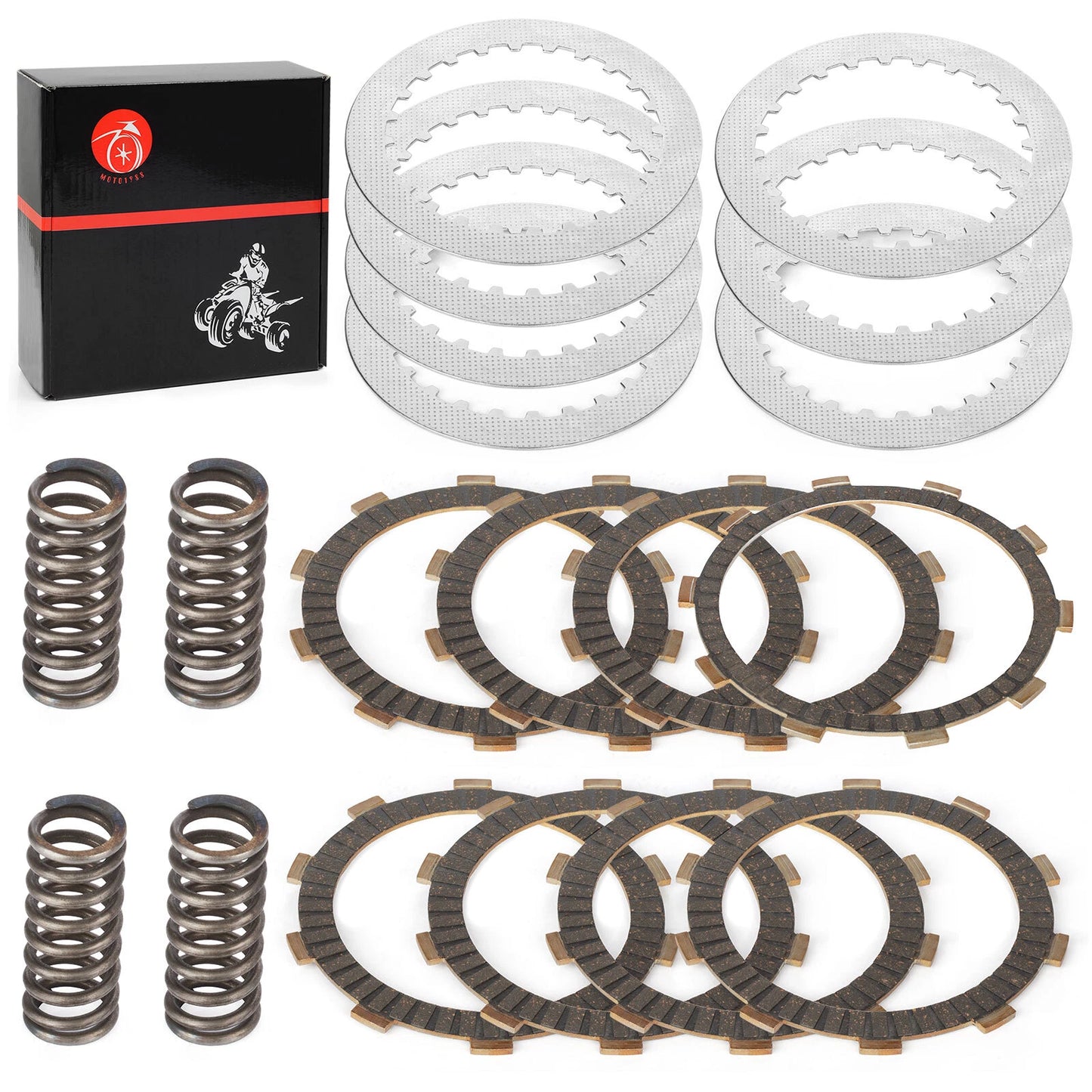 Clutch Friction Steel Plates Kit for Honda Shadow Phantom 750 VT750C 2010-2024