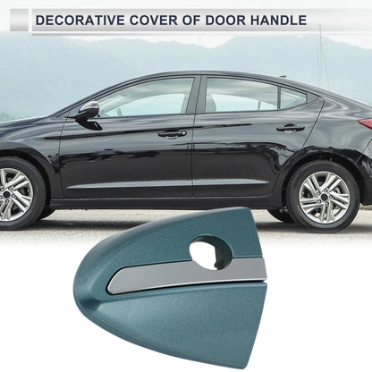 Blue Front Left Door Handle Lock Cylinder Cover for Toyota Corolla (2014-2018)