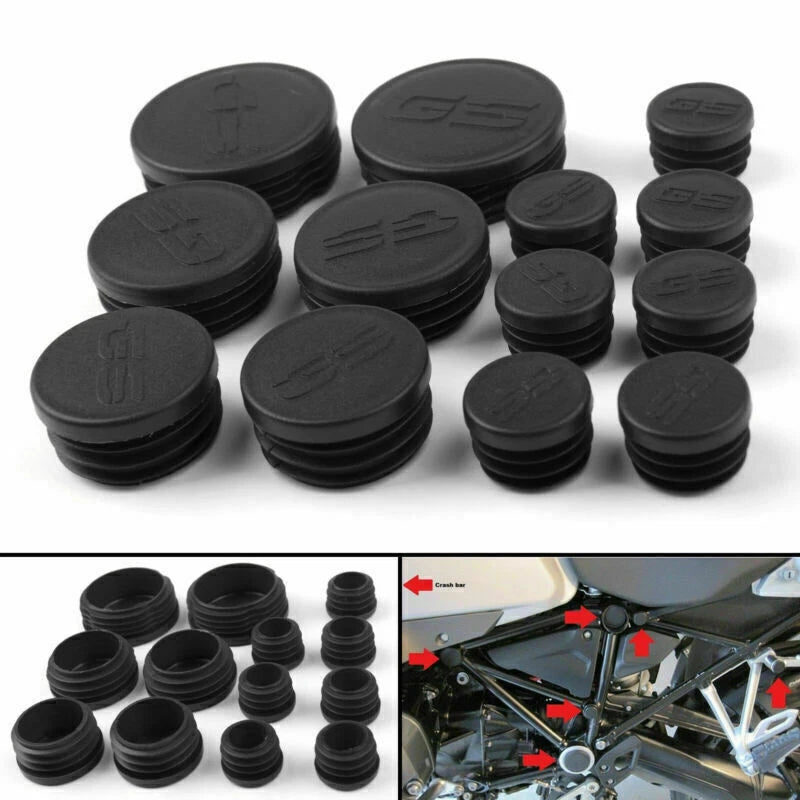 13pcs Black Frame Cap Set for BMW R1200GS LC Adventure (2013-2016)