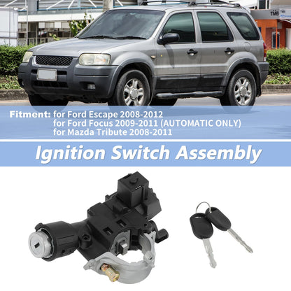 Ignition Lock Cylinder w/ 2 Keys for Ford Escape (2008-2012)