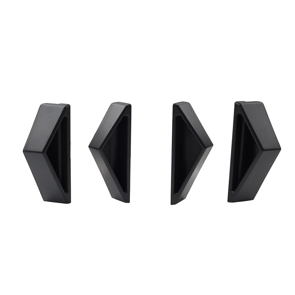 4Pcs Black Fingerprint Resistant Interior Door Handles for Tesla Cybertruck (2024)