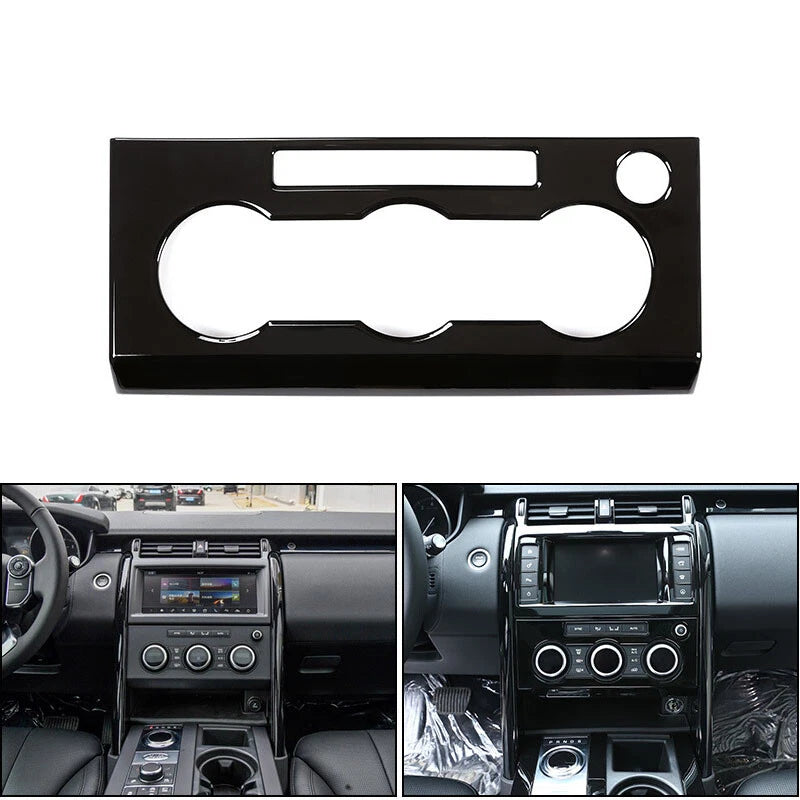 Black Center AC Volume Button Panel Cover Trim For Range Rover Discovery 5